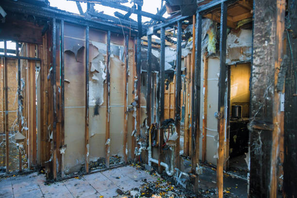 Professional Emergency Fire Cleanup technician working in Jackson, MN